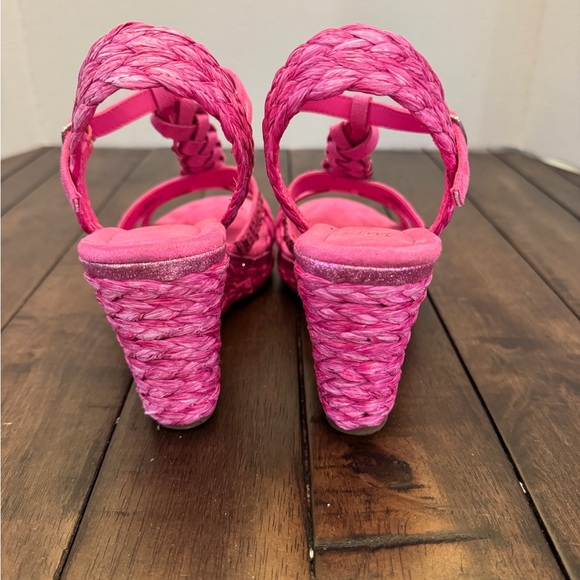 Impo Fuchsia Wedge Sandals - Picture 2 of 5